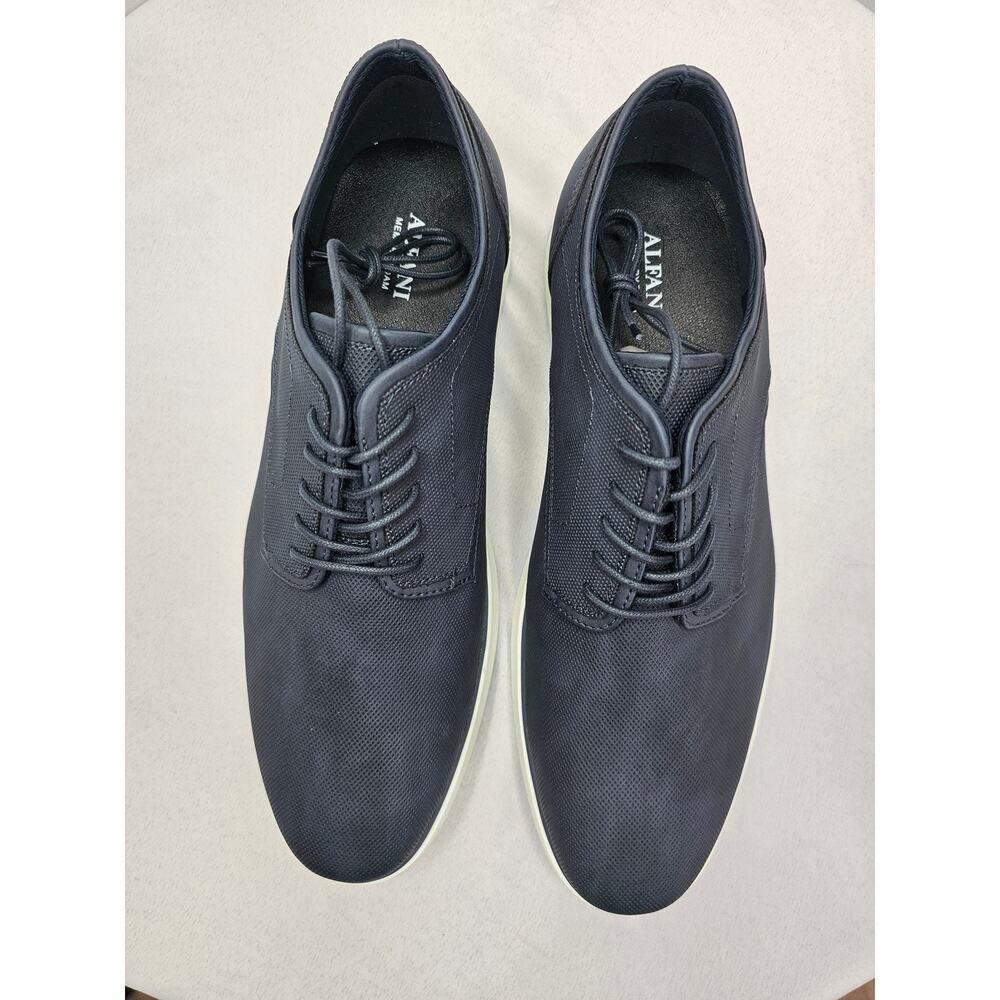 Alfani Men's Dalton Textured Faux-Leather Blue Size 13M NWT - Picture 2 of 8